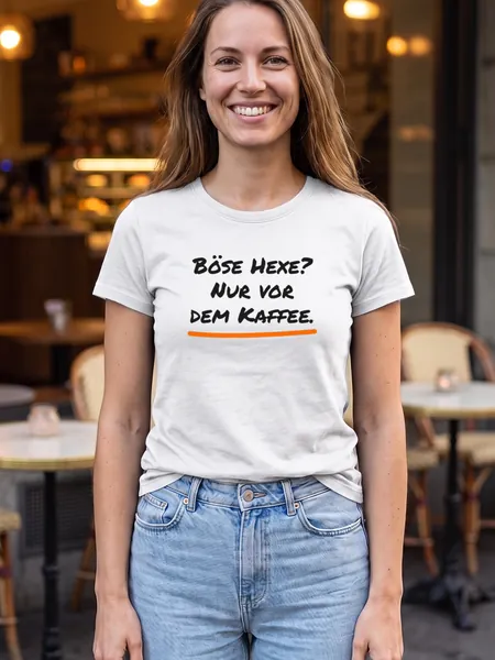 Böse Hexe? Nur vor dem Kaffee.